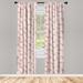 East Urban Home Dog Semi-Sheer Rod Pocket Curtain Panels Polyester | 95 H in | Wayfair EE0C322926FF49FB8AEFBF66E9E22052