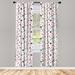 East Urban Home Spring Floral Semi-Sheer Rod Pocket Curtain Panels Polyester | 95 H in | Wayfair 441C86B650BA487592D9C47E4F7A82A6