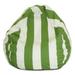 Trule Standard Classic Bean Bag Polyester/Stain Resistant/Water Resistant in Green/Gray/Black | 23 H x 35 W x 35 D in | Wayfair