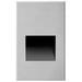 Sonic 3" Wide Brushed Nickel LED Outdoor Recessed Step Light