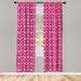 East Urban Home Semi-Sheer Rod Pocket Curtain Panels Polyester | 84 H in | Wayfair FB1B9D309A01449C9E623B8FFF550E38