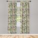 East Urban Home Spring Floral Semi-Sheer Rod Pocket Sliding Panel Polyester | 95 H in | Wayfair 856AE218A6A444F5ADE795E79C0647DD