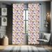 East Urban Home Butterfly Floral Semi-Sheer Rod Pocket Curtain Panels Polyester | 95 H in | Wayfair 2157CCB5B6D148AC9131D17FAEFB9083