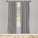 East Urban Home Circle Floral Semi-Sheer Rod Pocket Curtain Panels Polyester | 95 H in | Wayfair 1C98100AF74E47E99BC4860D857236DD