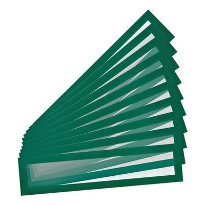 10er-Set Magnetrahmen/Inforahmen »Magneto Solo Pro« für Überschriften A4/A3 grün, Tarifold, 31.7x7.5 cm
