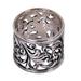 Tropical Rain Forest,'Balinese Women's Sterling Silver Handcrafted Wide Band Ring'