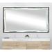 Hanshaw Modern & Contemporary Bathroom/Vanity Mirror in Green/Gray/White Laurel Foundry Modern Farmhouse® | 30.5 H x 55.5 W x 0.75 D in | Wayfair