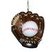 The Holiday Aisle® Thurlos Resin Baseball Glove Holiday Shaped Ornament in Brown | 3 H x 2.625 W x 1.75 D in | Wayfair H8134