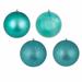 Mercury Row® Holiday Décor Ball Ornament Plastic in Green/Blue | 1 H x 1 W x 1 D in | Wayfair DF1C63D045C74EA39FD8729704A97276