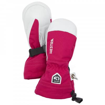 Hestra - Kid's Army Leather Heli Ski Mitt - Handschuhe Gr 3 rosa