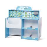 Melissa & Doug Animal Care Activity Center in Blue | 45.45 H x 25.25 W x 5.7 D in | Wayfair 31700