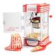 Salco Coca-Cola Popcornmaschine, Popcorn Maker SNP-27CC, Rot, Retro-Design, Kino-Style