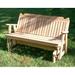 August Grove® Foust Outdoor Glider Bench in Brown | 36 H x 48 W x 29 D in | Wayfair 24EE716867C145A59CA2FBECEB233052