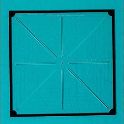 Westalee Design 6 Point Crosshair Ruler 8.5" x 8.5" 