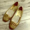 Michael Kors Shoes | Authentic Michael Kors Flat Shoes | Color: Gold/Yellow | Size: 10