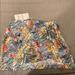 Zara Skirts | Brand New W Tags Floral Zara Mini Skirt | Color: Blue/Yellow | Size: S