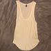 Urban Outfitters Tops | Bdg/Urban Outfitters Racerback Top | Color: Cream/White | Size: M