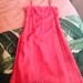 American Eagle Outfitters Dresses | American Eagle Coral Linen/Rayon Dress Sz 6 | Color: Orange | Size: 6