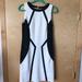 Jessica Simpson Dresses | Black & White Jessica Simpson Geometric Mini Dress | Color: Black/White | Size: 8