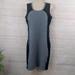 Athleta Dresses | Athleta Black & Gray Athlesuir Dress Small Mesh | Color: Black/Gray | Size: S