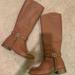 Tory Burch Shoes | Brown Tory Burch Bristol Riding Boots | Color: Brown/Tan | Size: 8
