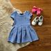 Polo By Ralph Lauren Dresses | 4t Striped Polo Ralph Lauren Pleated Dress | Color: Blue/White | Size: 4tg