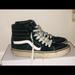 Vans Shoes | Black High Top Vans | Color: Black/White | Size: 5.5