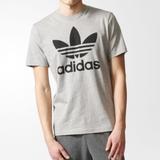 Adidas Shirts | Brand New - Adidas Originals Trefoil Tee | Color: Black/Gray | Size: L