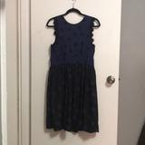 Anthropologie Dresses | Anthropologie- Polka Dot Cocktail Dress | Color: Black/Purple | Size: 12