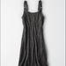 American Eagle Outfitters Dresses | American Eagle Gray Fitted Ribbed Dress (Nwt) | Color: Gray | Size: S