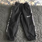 Nike Bottoms | Boys Nike Black And Gray Camp Sweat Pants | Color: Black/Gray | Size: 3tb