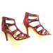 Michael Kors Shoes | Brand New Michael Kors Red Python Heels Size 81/2 | Color: Black/Red | Size: 8.5