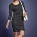 Athleta Dresses | Athleta Women Xs Long Sleeve Tulip Dress Ruched | Color: Gray | Size: Xs