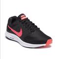 Nike Shoes | Black Nike Downshifter 7 Running Sneakers | Color: Black/Pink | Size: 9.5