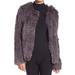 Anthropologie Jackets & Coats | Anthropologie Sanctuary Stella Faux Fur Jacket | Color: Black/Gray | Size: Xl