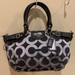 Coach Bags | Authentic Coach Madison Sophia Op Art Blk Silver | Color: Black/Silver | Size: Medium