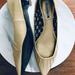 American Eagle Outfitters Shoes | Ae American Eagle Gold Flats Size 6 | Color: Gold | Size: 6