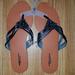 American Eagle Outfitters Shoes | American Eagle Sandals Size 9 | Color: Black/Tan | Size: 9