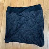 Athleta Skirts | Athleta Tulip Mini Skirt Size Large | Color: Black/Gray | Size: L