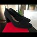 Zara Shoes | Black H&M Suede Heel | Color: Black | Size: 9