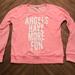 Victoria's Secret Tops | Angels Have More Fun Victoria’s Secret Sweatshirt | Color: Pink | Size: S