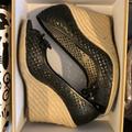 Michael Kors Shoes | Black Michael Kors Wedges | Color: Black | Size: 7.5