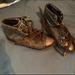 Michael Kors Shoes | Brown Gold Metallic Michael Kors Hi Top Sneakers | Color: Brown | Size: 5