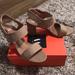 Anthropologie Shoes | Anthropologie Vanessa Wu Sandal/ Round Block Heel | Color: Tan | Size: 10