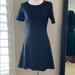 Athleta Dresses | Athleta Fit And Flare Mini Dress | Color: Black | Size: Xs