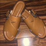 Michael Kors Shoes | Brand New Michael Kors Leather Sandals | Color: Brown/Tan | Size: 6