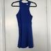 American Eagle Outfitters Dresses | American Eagle Skater Dress With Back Cutout | Color: Black/Blue | Size: Xs
