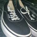 Vans Shoes | Black Authentic Vans | Color: Black | Size: 6