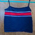 Brandy Melville Tops | Brandy Melville Red White And Blue Tank Never Worn | Color: Blue/Red/Tan/White | Size: S