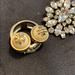 Tory Burch Jewelry | Authentic Tory Burch Stud Earrings | Color: Gold/White | Size: Os